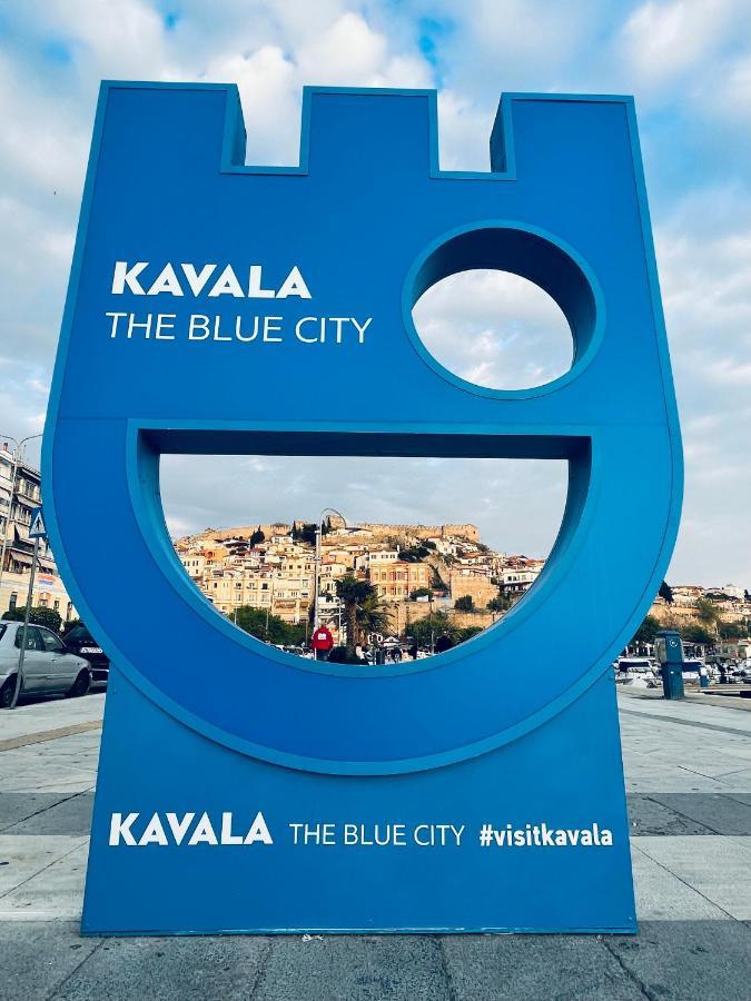 George & Nia Apartment - Central Kavala With Panoramic Terrace View Екстериор снимка
